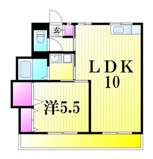 関コーポ【4階】の間取り