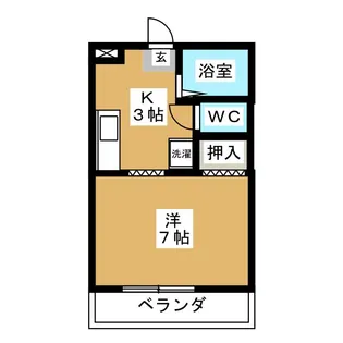 玉学サイドパレスV【2階】の間取り
