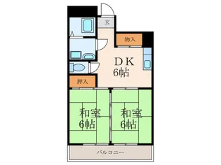 志賀ビル【3階】の間取り