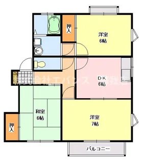 コーポダン【2階】の間取り