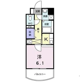 セレーノ・コンフォート大手門【2階】の間取り