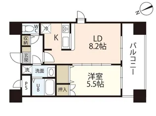 J・grace河原町【3階】の間取り