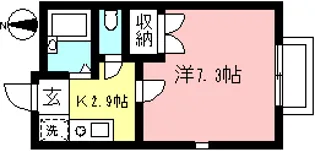 ザ・コンフォート・プレイス【1階】の間取り