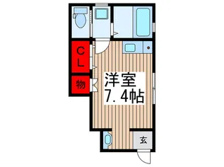 ワイズ中浦和【1階】の間取り