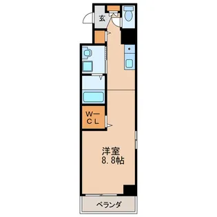 丸の内エンブルコート【6階】の間取り