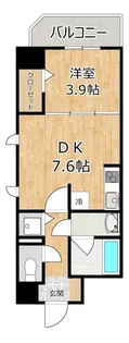 幸court tsukamoto【7階】の間取り