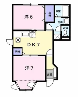 フラワー欠間【1階】の間取り