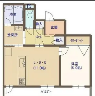 エポカ春江【4階】の間取り