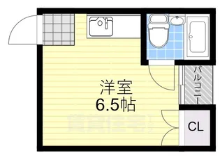 ブライトゾーン南堀江(旧ロイヤル南堀江)【4階】の間取り
