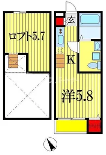 エクレール【2階】の間取り