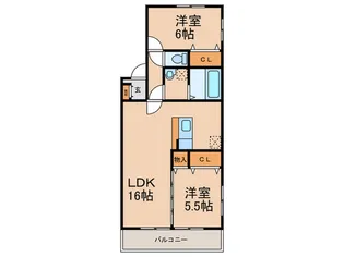 ファンタスティコ【1階】の間取り