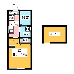 DENあざみ野【2階】の間取り
