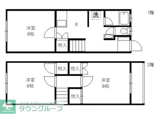 ハイツしらかばの間取り