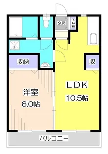 ロイヤルマンション【3階】の間取り