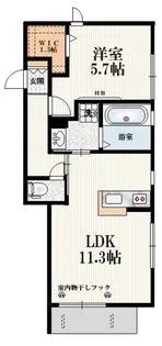 Liriope大泉【1階】の間取り