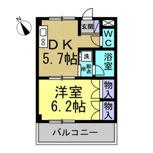 グランディフローラ【2階】の間取り