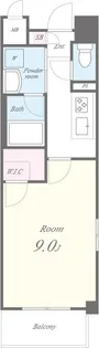 Monte Luce【5階】の間取り