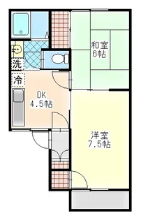 アメニティハウス西大崎【2階】の間取り
