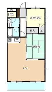 グリーンマンション【1階】の間取り