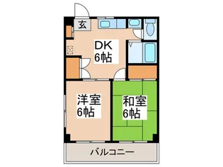 パ-クサイド【3階】の間取り