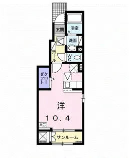 ラ・ルーチェI【1階】の間取り