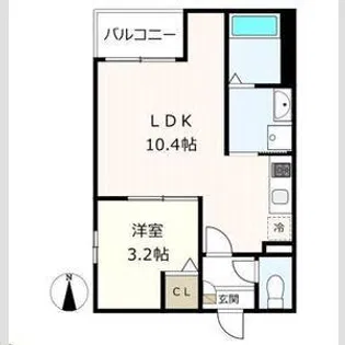 Jack taya II【2階】の間取り