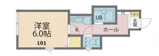 カインドネス西武柳沢【1階】の間取り