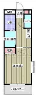レアールアクア【3階】の間取り
