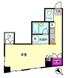 アヴェニール戸越【3階】の間取り