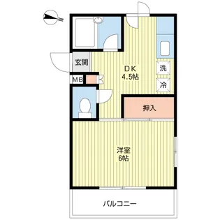 サンパレス八千代台3番館【2階】の間取り