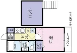 Premier Court 原木中山【3階】の間取り