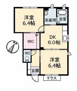 ソレイユ【1階】の間取り