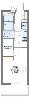 レオパレス高辻【3階】の間取り