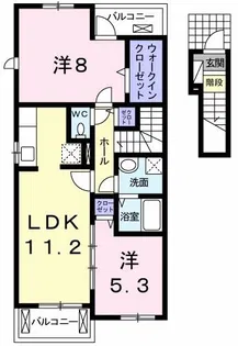 Maison 桜【2階】の間取り