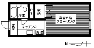 東京都八王子市長房町【マンション】の間取り