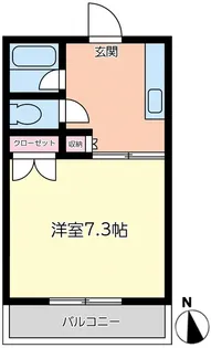 高陽ハイツ【2階】の間取り
