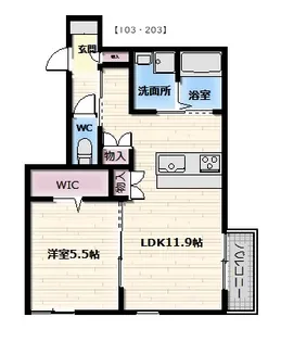 アンシャンテ【2階】の間取り