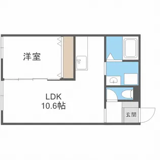 シュエット・ブランシュ【2階】の間取り