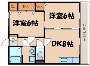 グランドールAKI【3階】の間取り