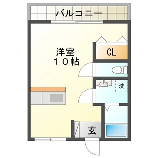 長崎県長崎市三原1【マンション】の間取り