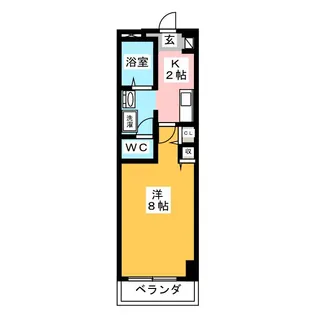 コスモ【2階】の間取り