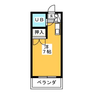 伸和ハイツ【4階】の間取り