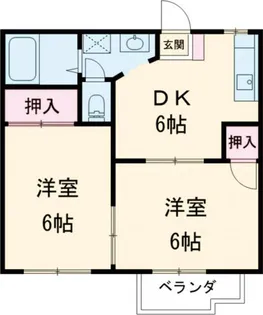 ワンダーハイツ【2階】の間取り