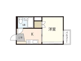 レジデンスIIYASUDA【1階】の間取り