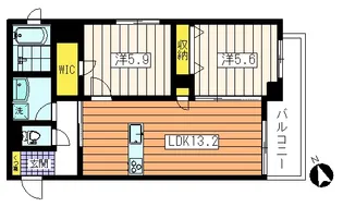 TACHIBANA【2階】の間取り