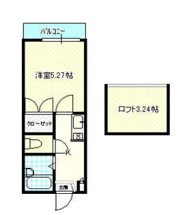 北浜パレス【2階】の間取り