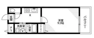 アムール 松谷II【2階】の間取り