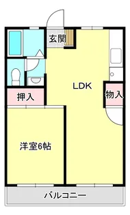 PARTY箱田【1階】の間取り