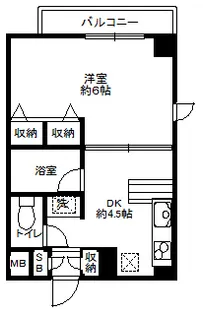 ベルアネックス【5階】の間取り