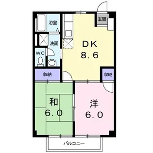 愛知県名古屋市緑区大高町字北大高畑【アパート】の間取り
